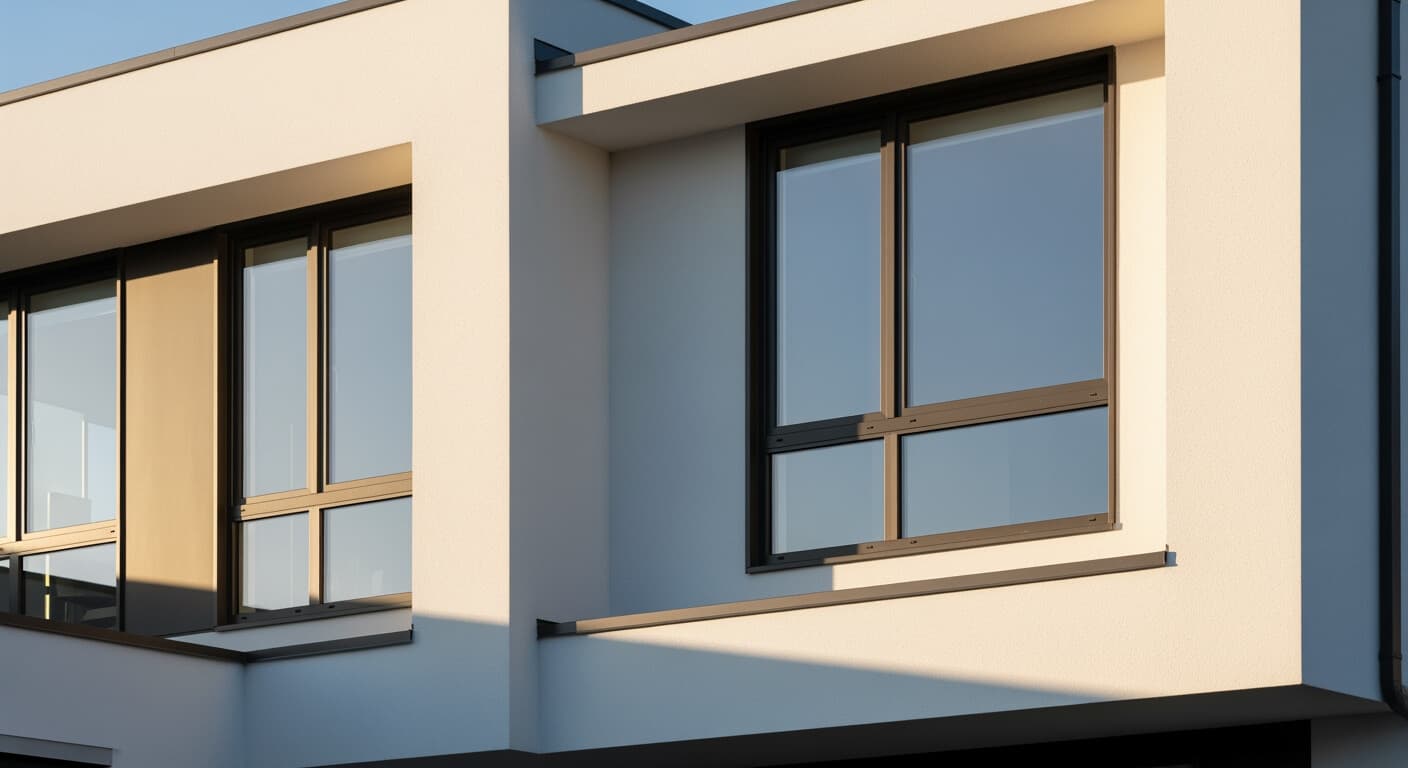 A DC-area home with fiberglass replacement windows, used to illustrate how fiberglass window cost compares to vinyl and wood.